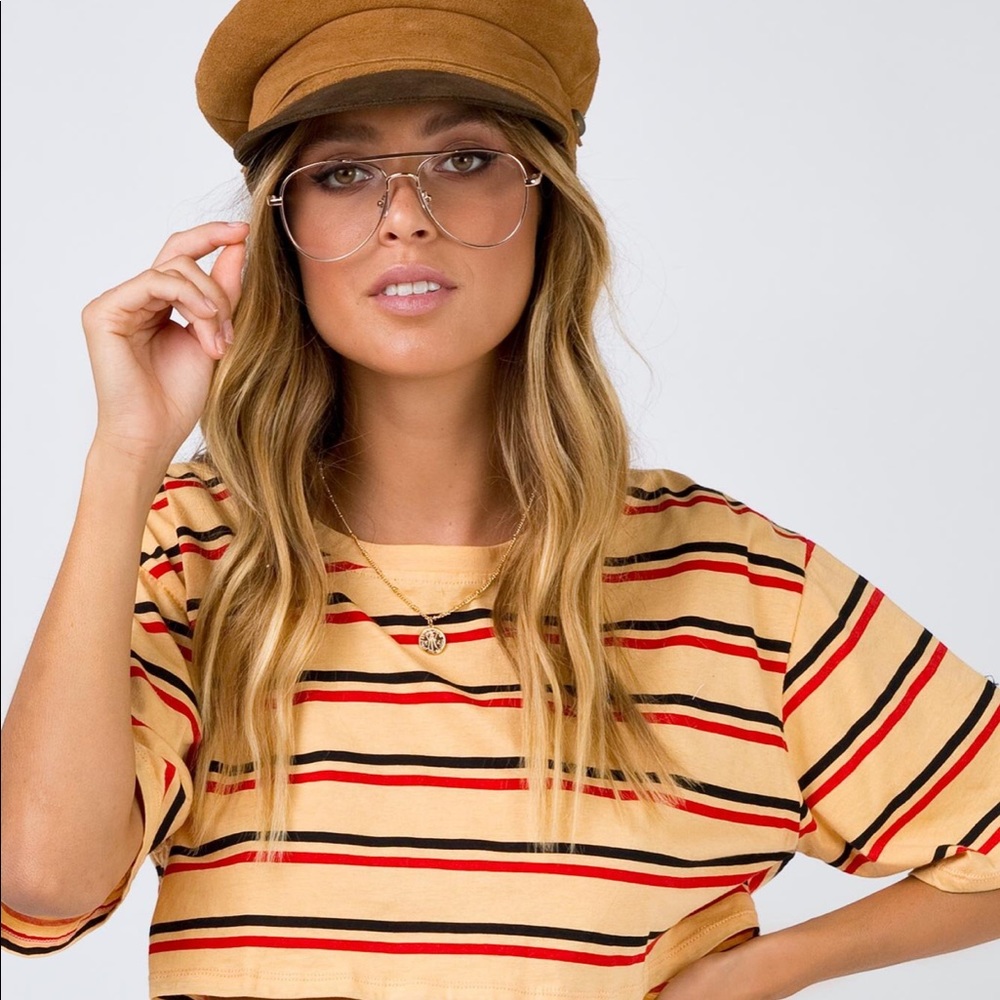 ❤️ Vintage Chic, “ Patty “, Crop Top ✌️ - Picture 4 of 6